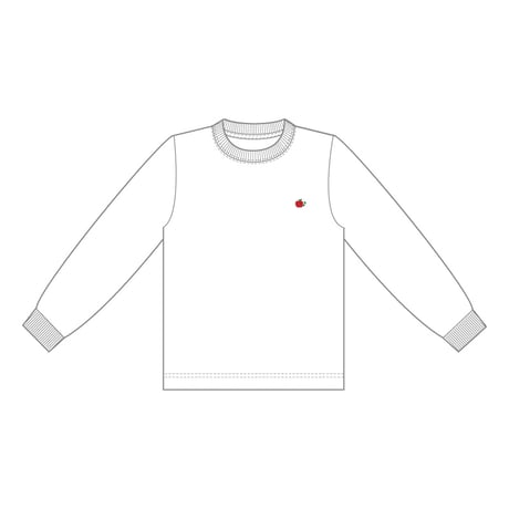 AVMS Long Sleeve Tee / White