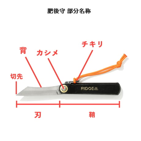 RIDGE MOUNTAIN GEAR 肥後守　Micro knife