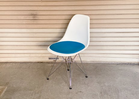 Herman Miller/ハーマンミラー/イームズ/プラスチックシェル サイドチェア/シートパッド付 / ワイヤーベース （Vitra × Herman Miller Wネーム）②