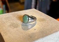 TOM WOOD / Cushion Green Jade Ring / Silver 925