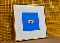 【Japan Vintage】ケンシ（中村憲之）「チェリー」シルクスクリーン 額装 アート