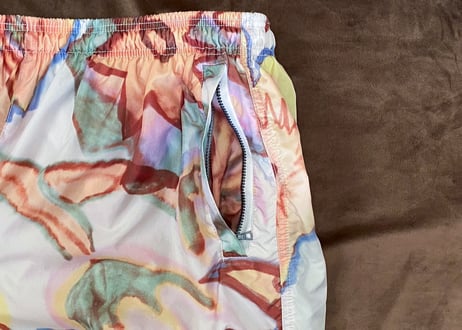 OUR LEGACY  Flowers Tech Trunk Shorts/50