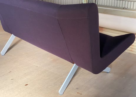 Cassina ixc./カッシーナ/Boomerang（ブーメラン）ミニマムシェイプ ダブルソファ＋オットマン セット