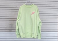 PALACE / FLEECE TRI-FERG CREW スウェット / M / ライトグリーン×ピンク