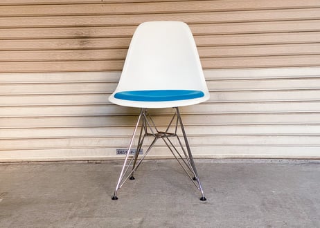 Herman Miller/ハーマンミラー/イームズ/プラスチックシェル サイドチェア/シートパッド付 / ワイヤーベース （Vitra × Herman Miller Wネーム）②