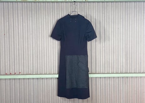 【Maison Margiela】ワンピース/ 40 / ネイビー & グレー