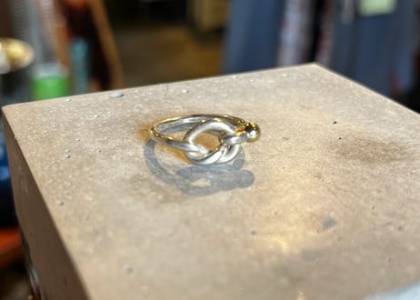 TIFFANY & Co. / Love Knot Ring / Silver 925 × Gold 750