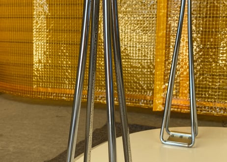 【Fritz Hansen】/ B TABLE/ vintage 1986年製 / W115×D115