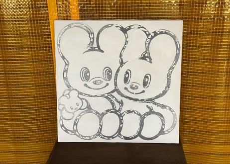 【青木京太郎 KYOTARO】ジェッソ・鉛筆 10号 2023年作 / 2024年個展出品作品