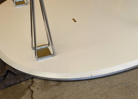 【Fritz Hansen】/ B TABLE/ vintage 1986年製 / W115×D115