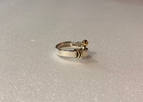 Tiffany & Co. ティファニー リング フック＆アイ K18YG イエローゴールド シルバー925 7号