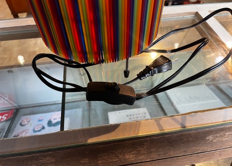 Vintage Style / Rainbow Table Lamp