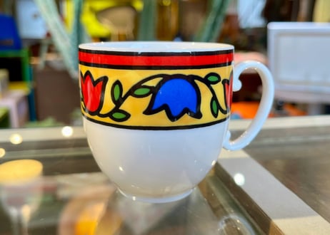 【SONIA RYKIEL】Tulip Cup & Saucer / チューリップ柄 カップ＆ソーサー