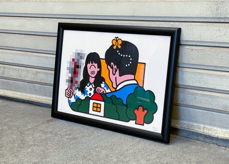 額装済作品/インテリア/人間とネズミ/カタリーナ フリッチ/アートポスター CATEGORY アート | UNITORA