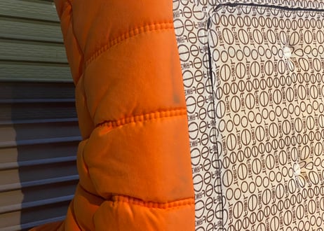 LIGNEROSET リーン・ロゼ TOGO トーゴ ソファ 3人掛け オレンジ系カラー/トリプルソファ