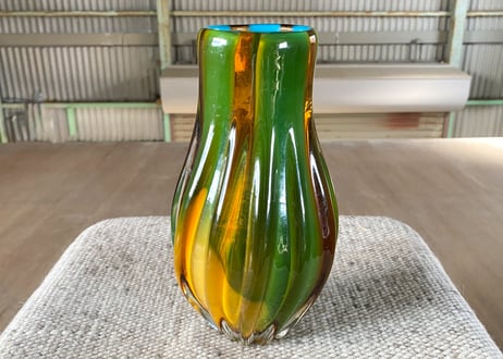 KURATA CRAFT GLASS ヴィンテージ フラワーベース