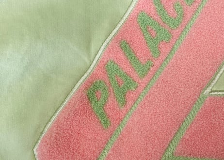 PALACE / FLEECE TRI-FERG CREW スウェット / M / ライトグリーン×ピンク