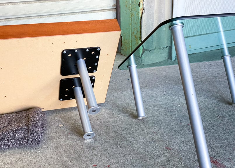 BoConcept ローテーブル チェリー材 異素材 クリアガラス | UNITORA