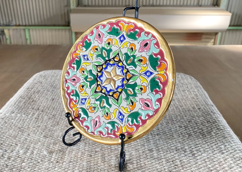 【希少】sevillarte スペイン セビリア焼き 飾り皿 36cm 大皿 希少】sevillarte スペイン セビリア焼き 飾り皿 36cm 大皿