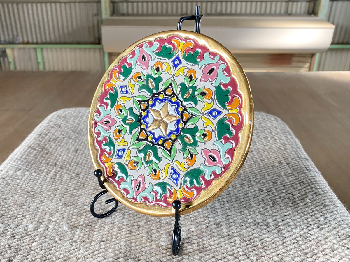 【希少】sevillarte スペイン セビリア焼き 飾り皿 36cm 大皿 希少】sevillarte スペイン セビリア焼き 飾り皿 36cm 大皿