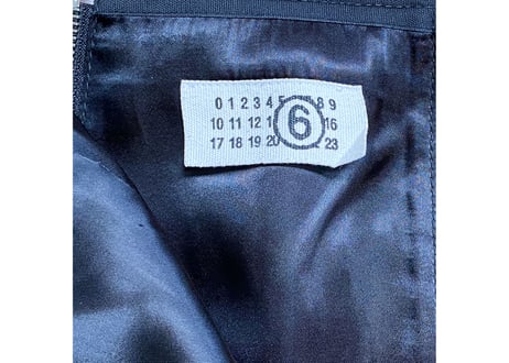【希少・アーカイブ】Martin Margiela⑥（マルタン・マルジェラ）2006AW ジップデザインスカート / ブラック / レディース・サイズ38