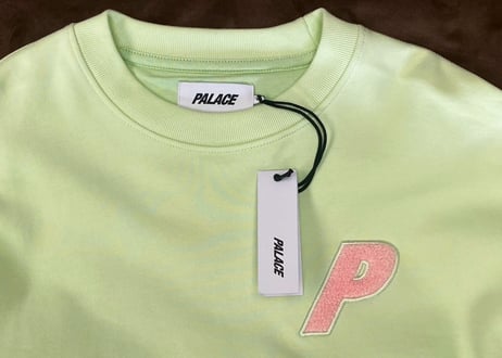 PALACE / FLEECE TRI-FERG CREW スウェット / M / ライトグリーン×ピンク