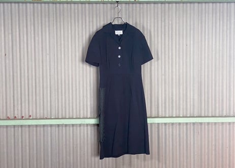 【Maison Margiela】ワンピース/ 40 / ネイビー & グレー