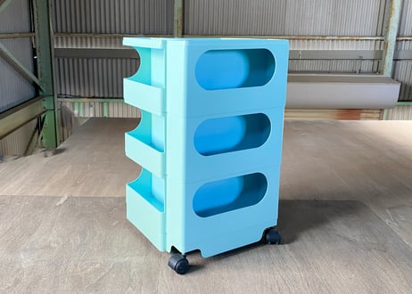 希少 廃盤カラー B-LINE BobyWagon ボビーワゴン ブルー 3段3トレイ