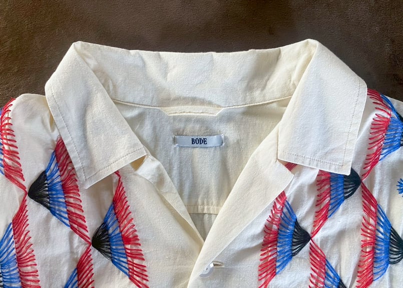 BODE ボーディ刺繍半袖シャツ　carnival shirt タグ付き新品 BODE 刺繍半袖シャツ | UNITORA