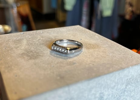 TOM WOOD / Geometric Motif Ring / Silver 925 |