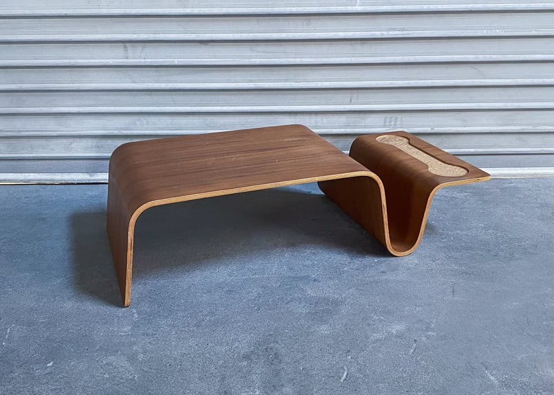 Offi Overlap Tray オフィーオーバーラップトレイ ローテーブル offi Overlap Tray Walnuts オフィー オーバーラップトレー | UNI