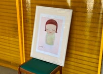 【奈良美智】In the Milky Lake Thinking One / オフセットプリント 約10号