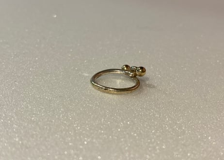 Tiffany & Co. ティファニー　フックアンドアイ　ラブノット　リング　750 925刻印入り