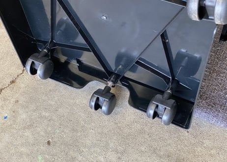 【B-LINE】Boby Wagon / ビーライン ボビーワゴン 3段2トレイ ブラック（専用アクリル板付）