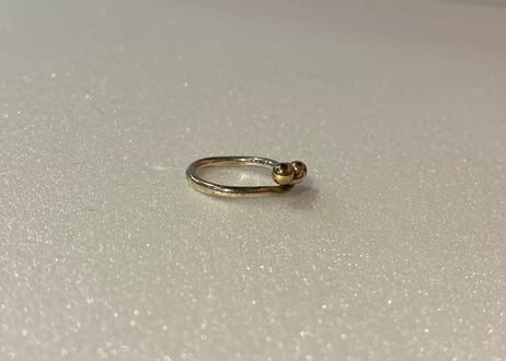 Tiffany & Co. ティファニー　フックアンドアイ　ラブノット　リング　750 925刻印入り