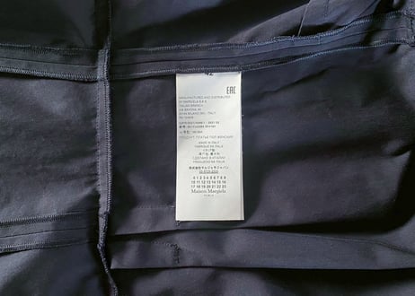 【Maison Margiela】ワンピース/ 40 / ネイビー & グレー
