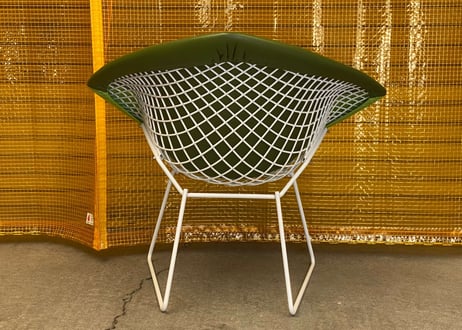 【Knoll】Harry Bertoia "DIAMOND CHAIR" / 総本革ダイヤモンドチェア