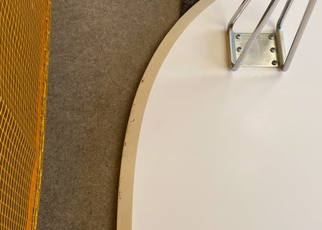 【Fritz Hansen】/ B TABLE/ vintage 1986年製 / W115×D115