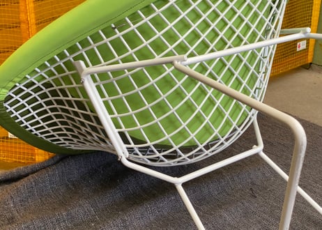 【Knoll】Harry Bertoia "DIAMOND CHAIR" / 総本革ダイヤモンドチェア