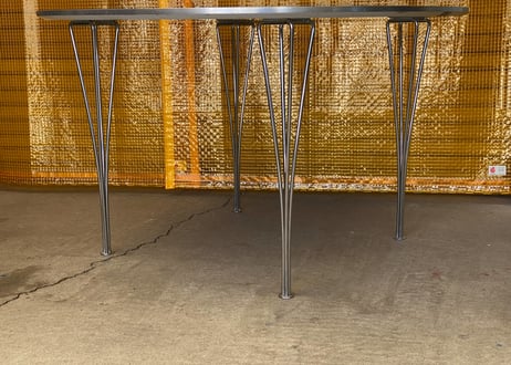 【Fritz Hansen】/ B TABLE/ vintage 1986年製 / W115×D115