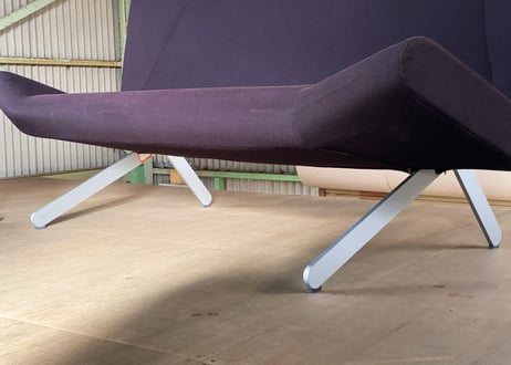 Cassina ixc./カッシーナ/Boomerang（ブーメラン）ミニマムシェイプ ダブルソファ＋オットマン セット