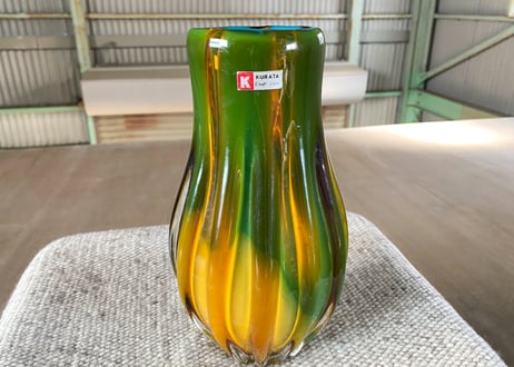 KURATA CRAFT GLASS ヴィンテージ フラワーベース