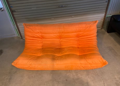 LIGNEROSET リーン・ロゼ TOGO トーゴ ソファ 3人掛け オレンジ系カラー/トリプルソファ