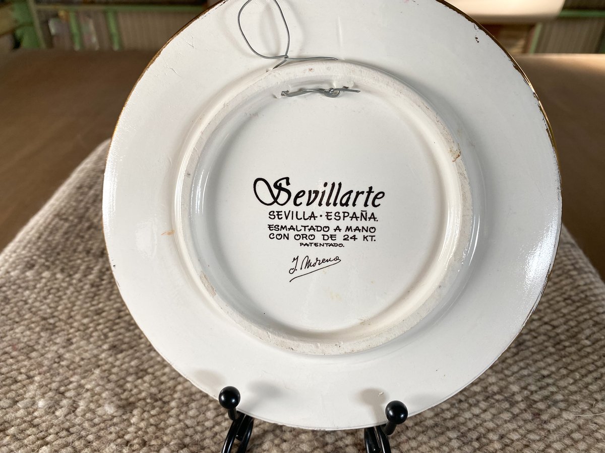 【希少】sevillarte スペイン セビリア焼き 飾り皿 36cm 大皿 希少】sevillarte スペイン セビリア焼き 飾り皿 36cm 大皿 希少