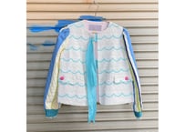 【タグ付・美品】Petit Costume（プチ・コスチューム）× YAB-YUM（ヤブヤム） キルト切替 ノーカラージャケット / マルチカラー / レディース