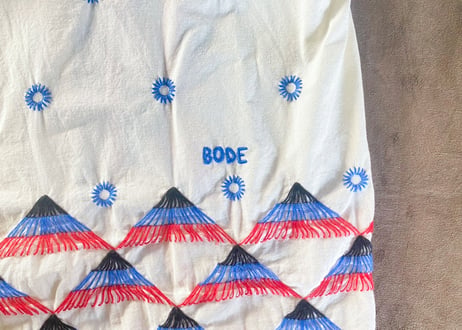 BODE 刺繍半袖シャツ