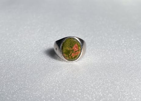 TOM WOOD トムウッド マラカイト オーバルリング / malachite stone oval ring