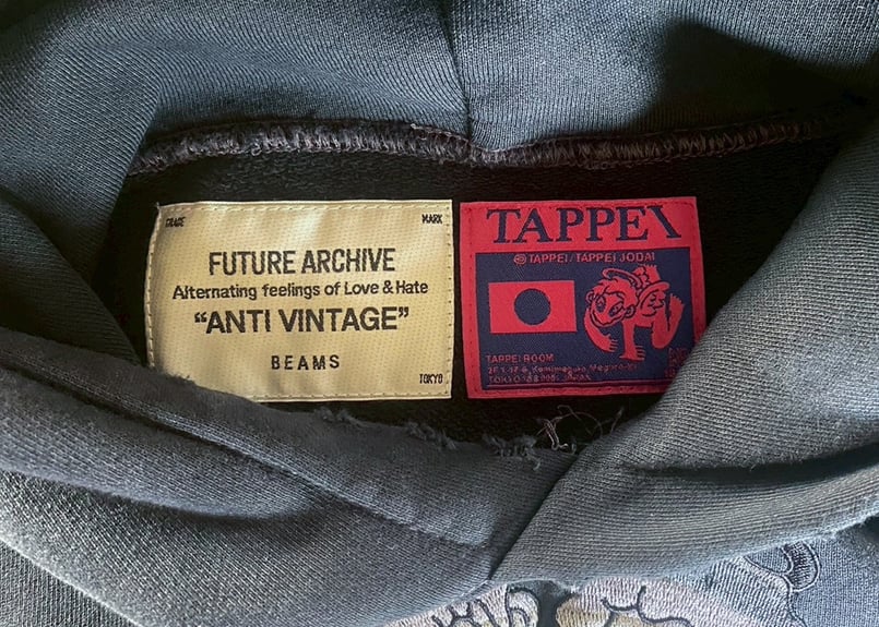 TAPPEI BEAMS futurearchive パーカー スウェット tappei/BEAMS/スウェットパーカー | UNITORA