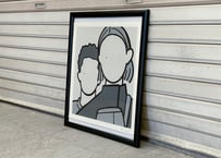 ADAM LISTER ジクレープリント 「The Simpsons」 フレーム付き | UN