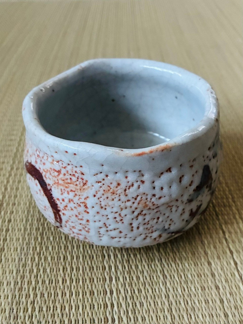 美品】瀬戸 拝土窯 水野古麦造 志野茶碗 絵志野茶碗 | ginyoudo